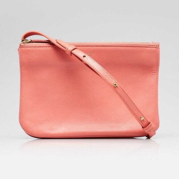 Celine Pink Leather Small Trio Crossbody Bag - Picture 4 of 12